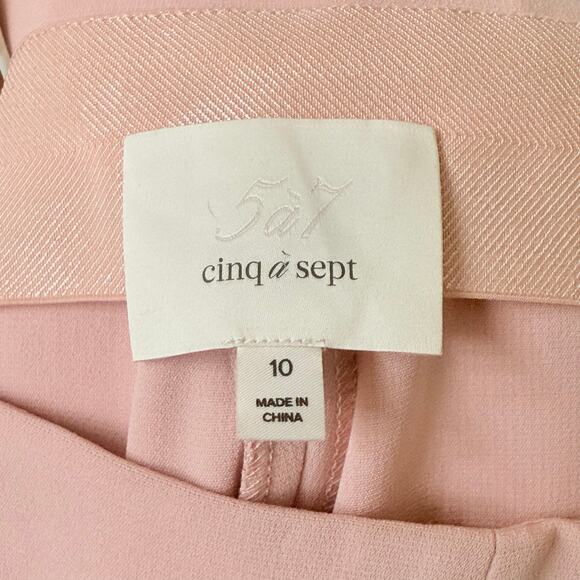 Cinq à Sept Bellie Flared Leg Pant in Warm Mauve Size 10 - Picture 13 of 13